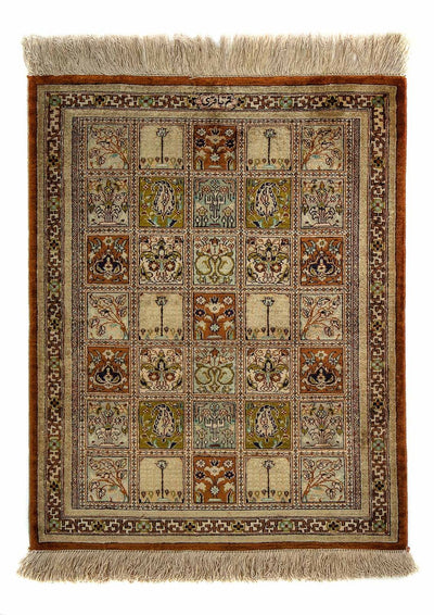 Qom Tæppe 53x65cm - Persisk tæppe