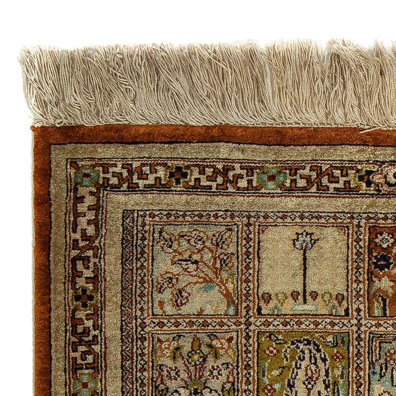 Persisk tæppe - Ghom - 65 x 53 cm - flerfarvet