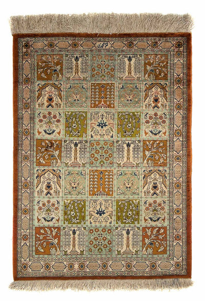 Qom Tæppe 55x75cm - Persisk tæppe