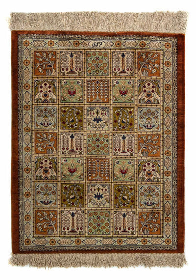 Qom Tæppe 56x72cm - Persisk tæppe