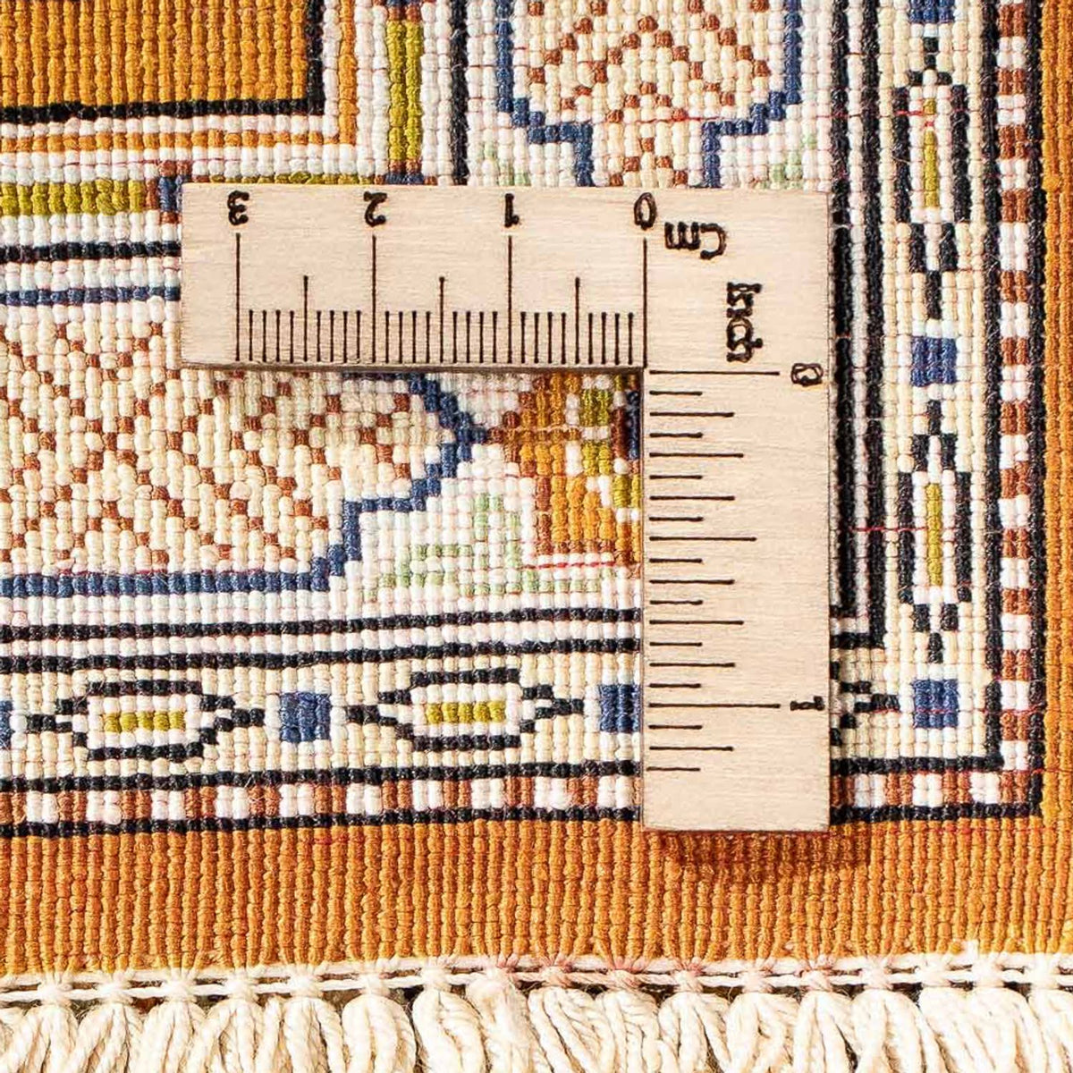 Persisk tæppe - Ghom - 72 x 56 cm - flerfarvet