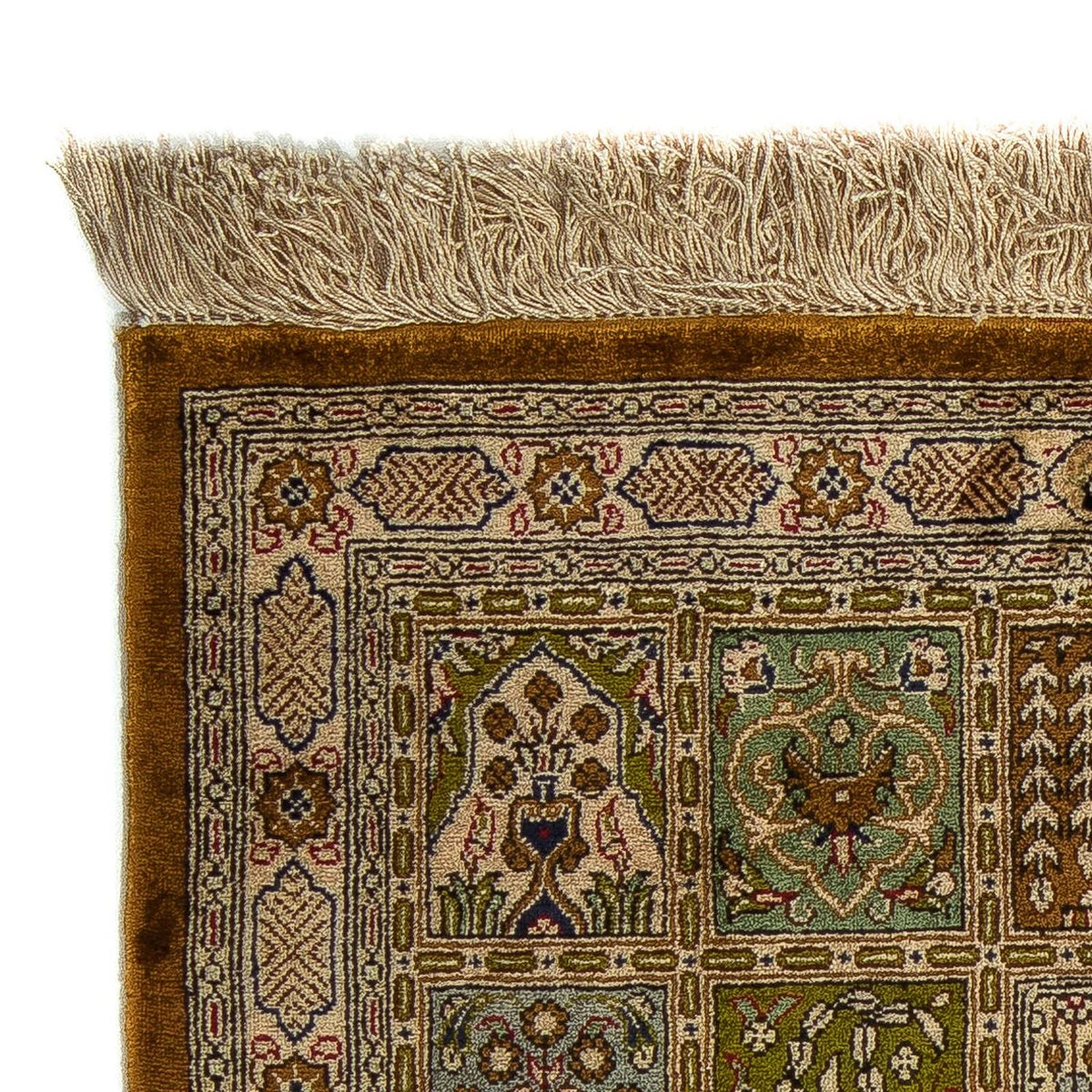 Persisk tæppe - Ghom - 73 x 54 cm - flerfarvet