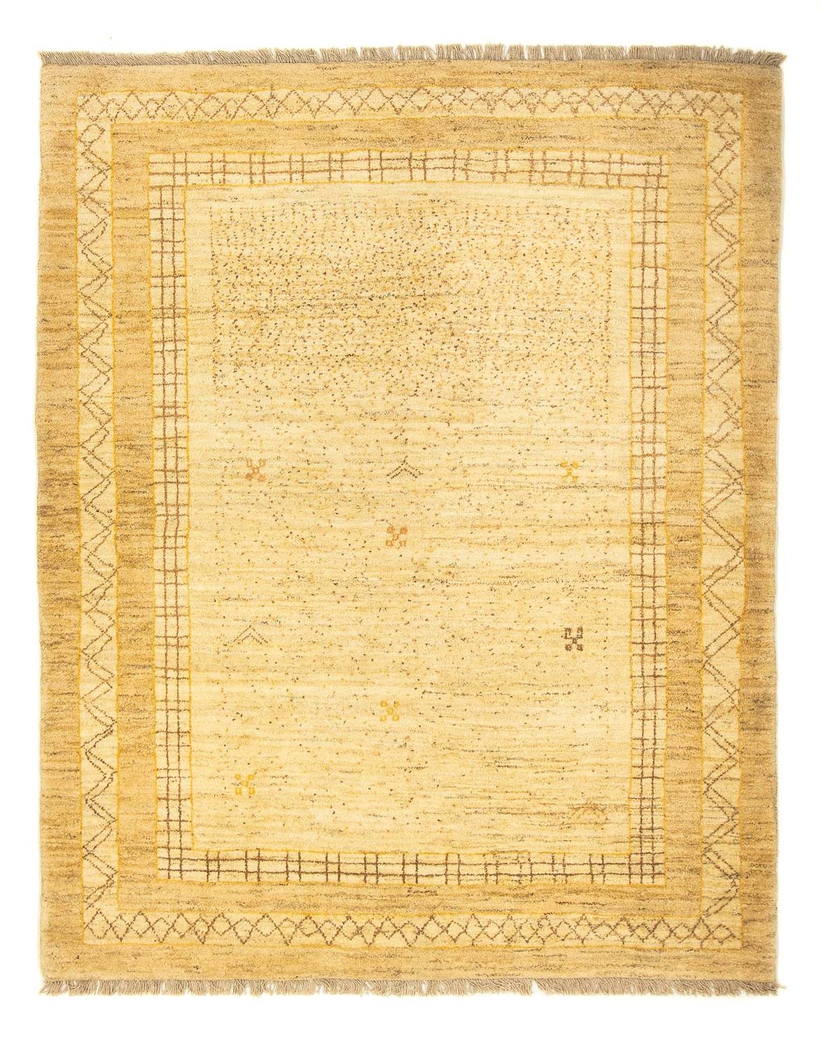 Gabbeh-tæppe - Persisk - 200 x 152 cm - beige