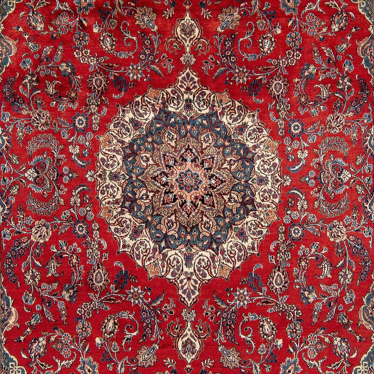 Persisk tæppe - Nomadisk - 379 x 264 cm - rød