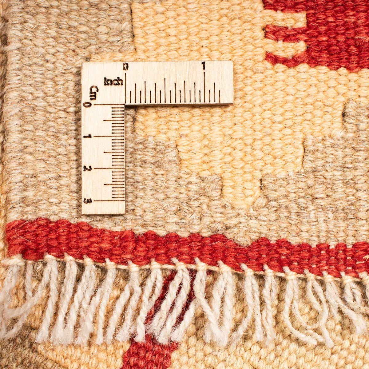 Kelim-tæppe - orientalsk - 239 x 165 cm - beige