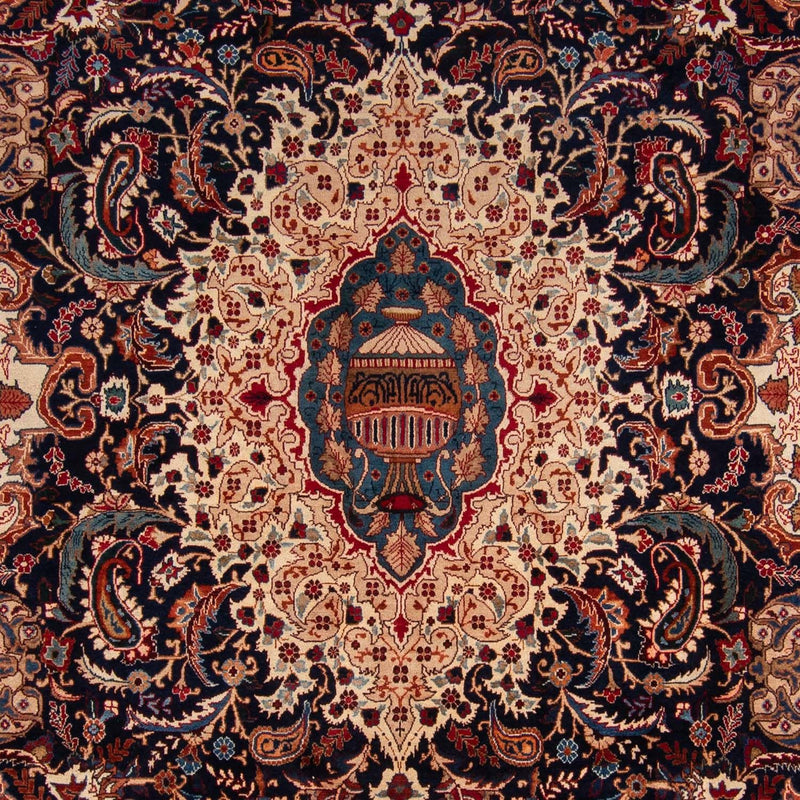 Persisk tæppe - Classic - 365 x 257 cm - mørkeblå