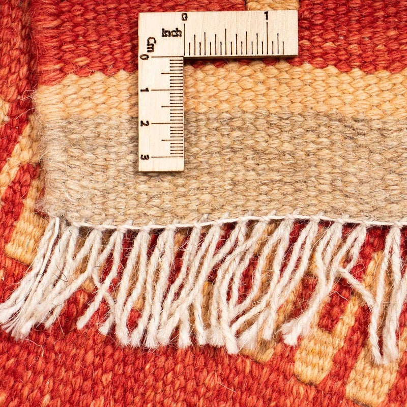 Kelim-tæppe - orientalsk - 245 x 174 cm - rød