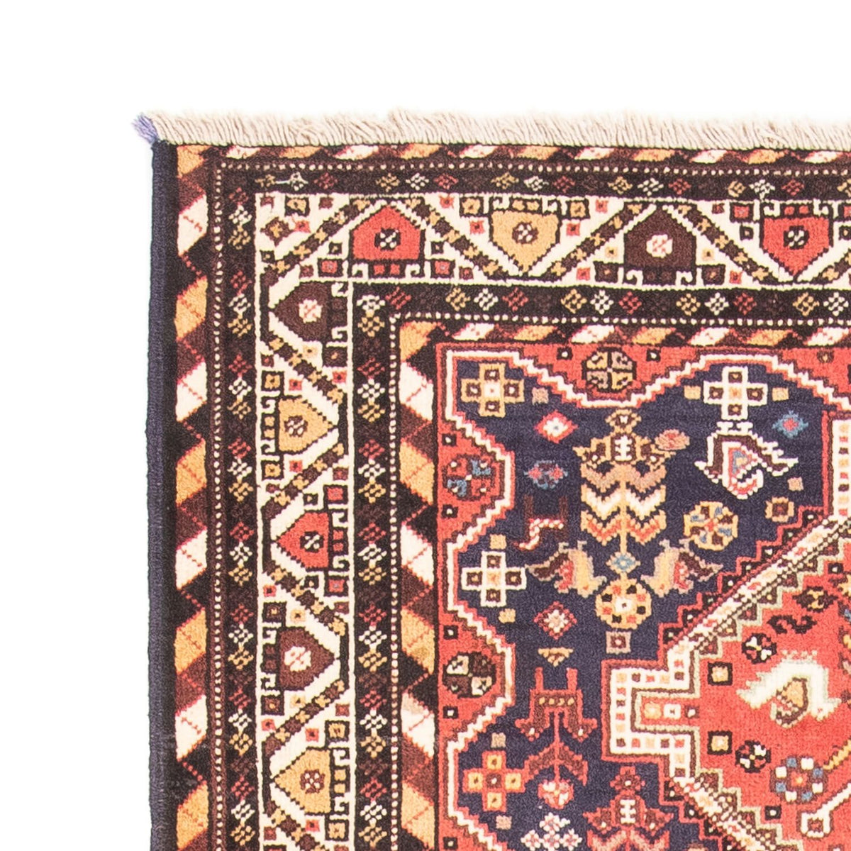 Løber Persisk tæppe - Nomadisk - 240 x 117 cm - lysrød