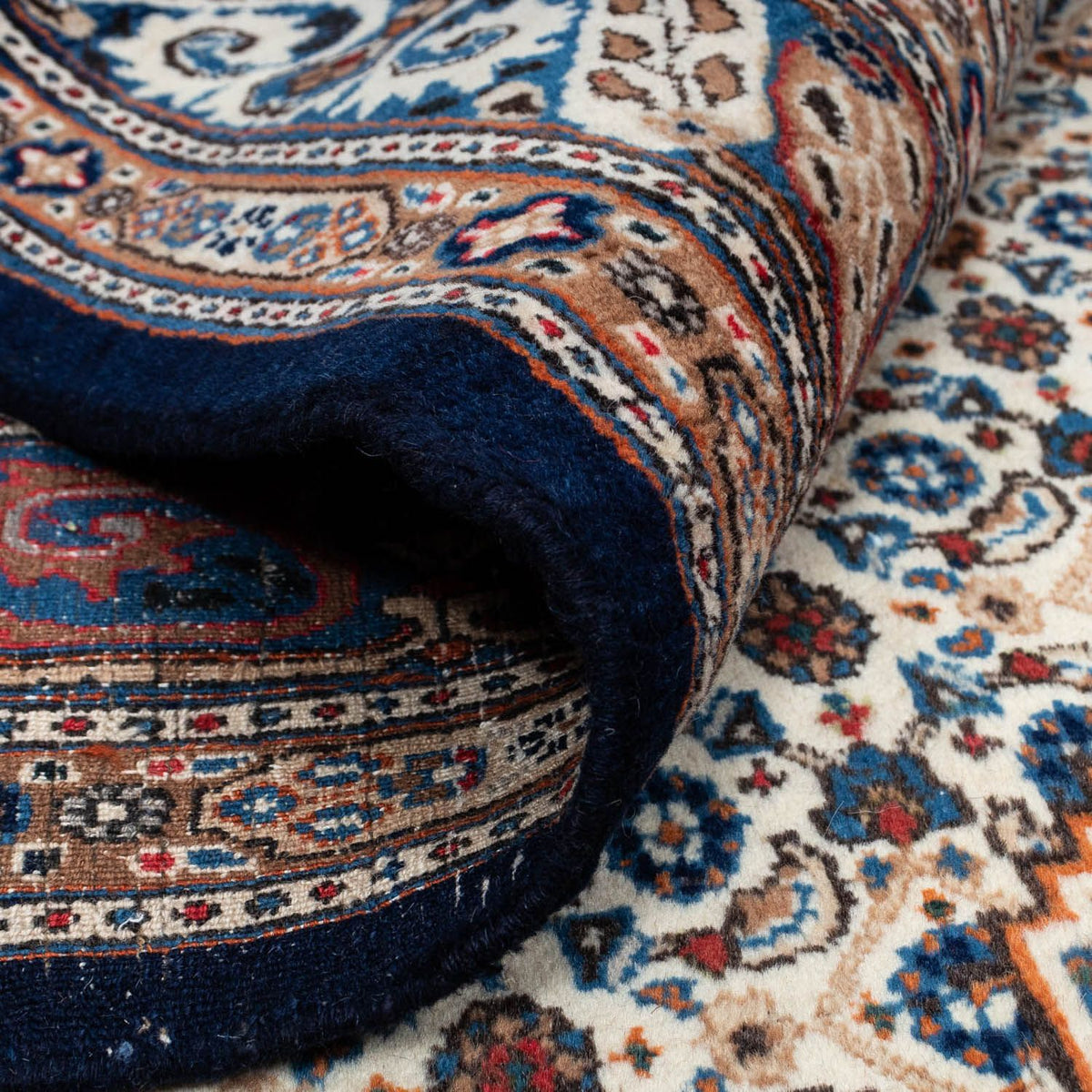 Persisk tæppe - Classic - 365 x 253 cm - mørkeblå