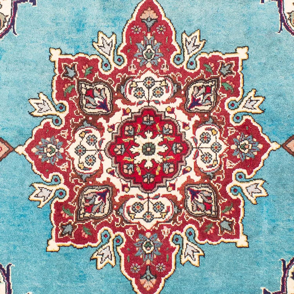 Persisk tæppe - Tabriz - 300 x 203 cm - turkis