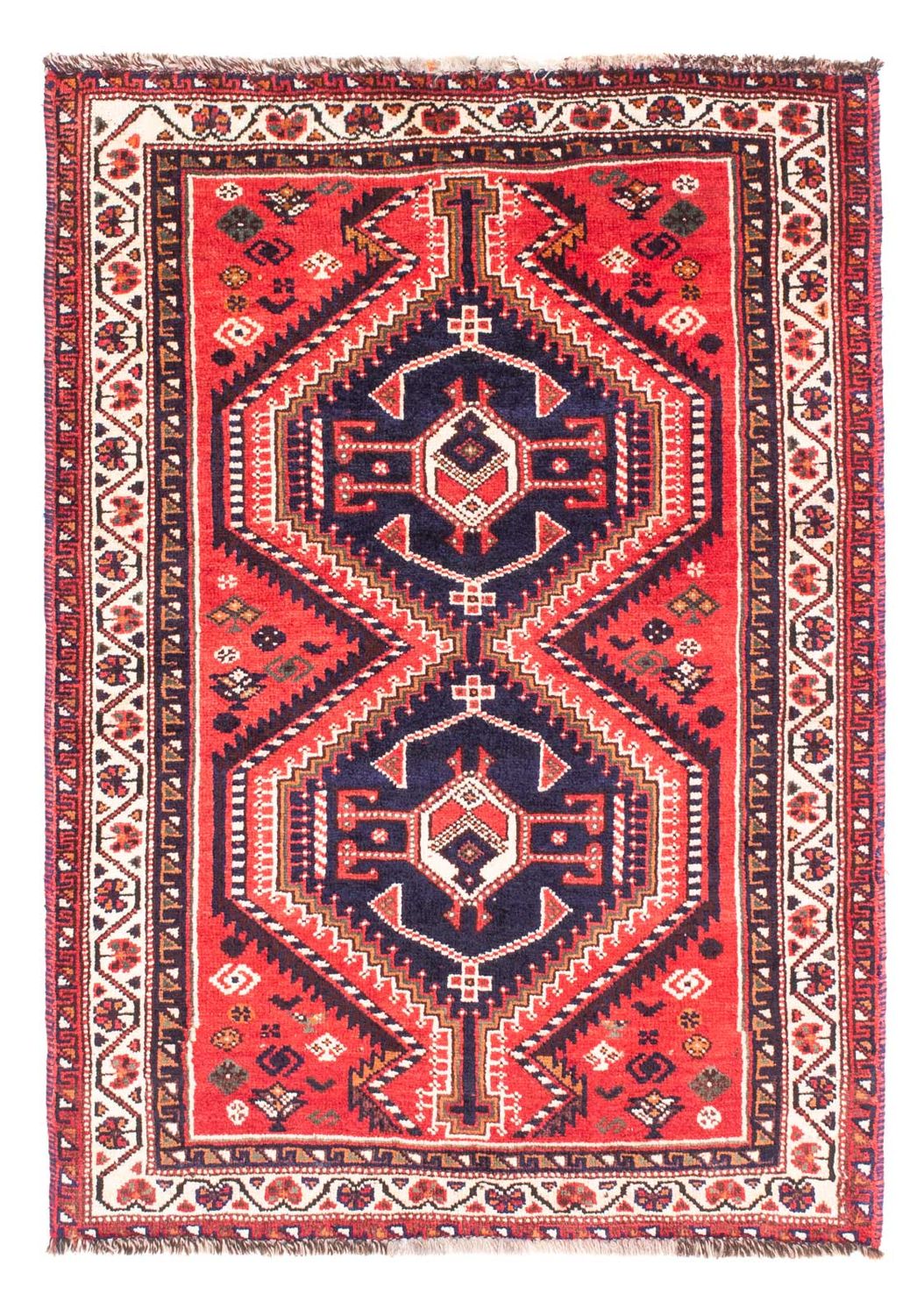 Persisk tæppe - Nomadisk - 152 x 105 cm - rød