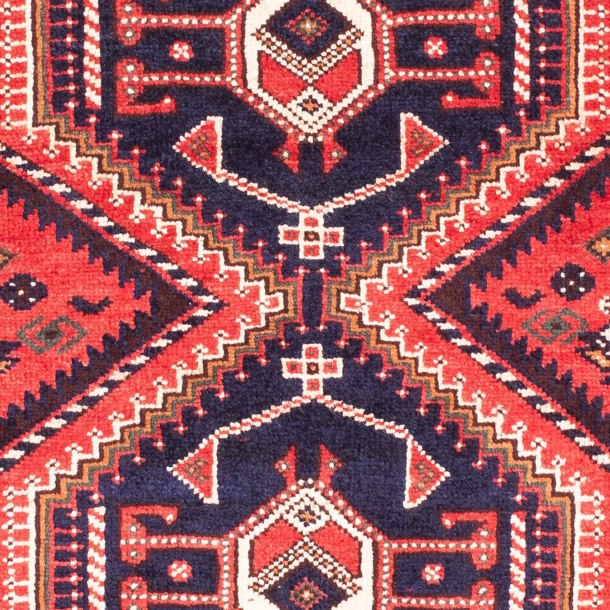 Persisk tæppe - Nomadisk - 152 x 105 cm - rød