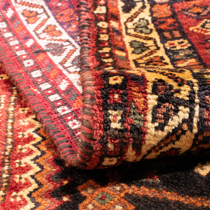 Persisk tæppe - Nomadisk - 153 x 106 cm - mørkerød