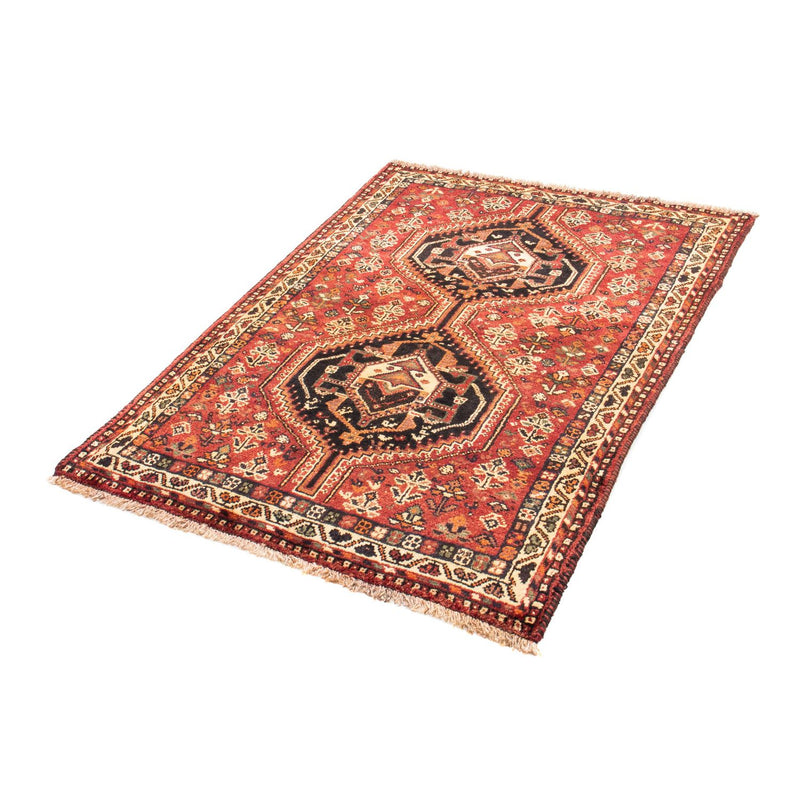 Persisk tæppe - Nomadisk - 153 x 106 cm - mørkerød