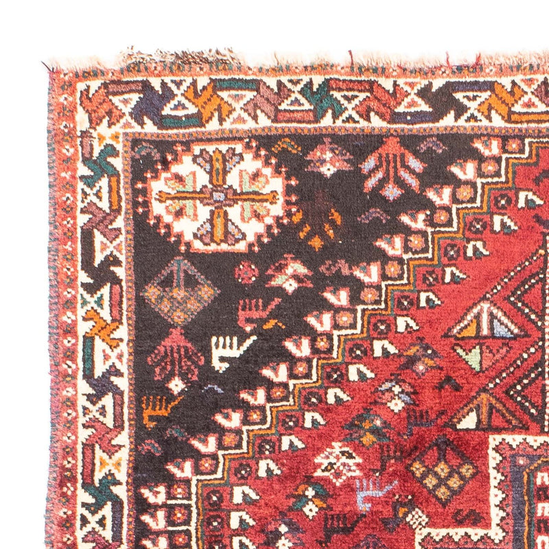 Persisk tæppe - Nomadisk - 163 x 112 cm - mørkerød
