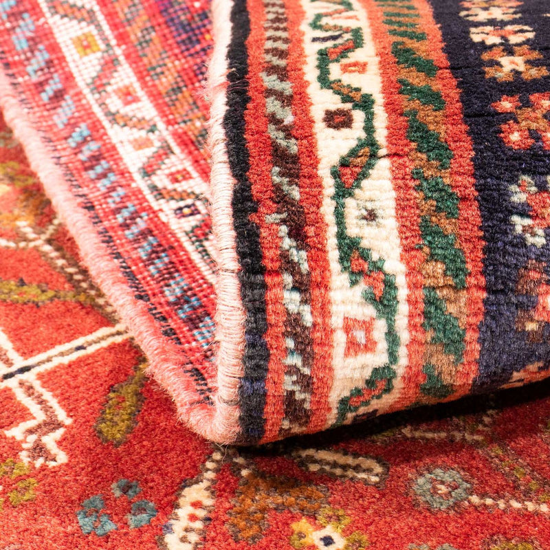 Persisk tæppe - Nomadisk - 136 x 92 cm - mørkerød