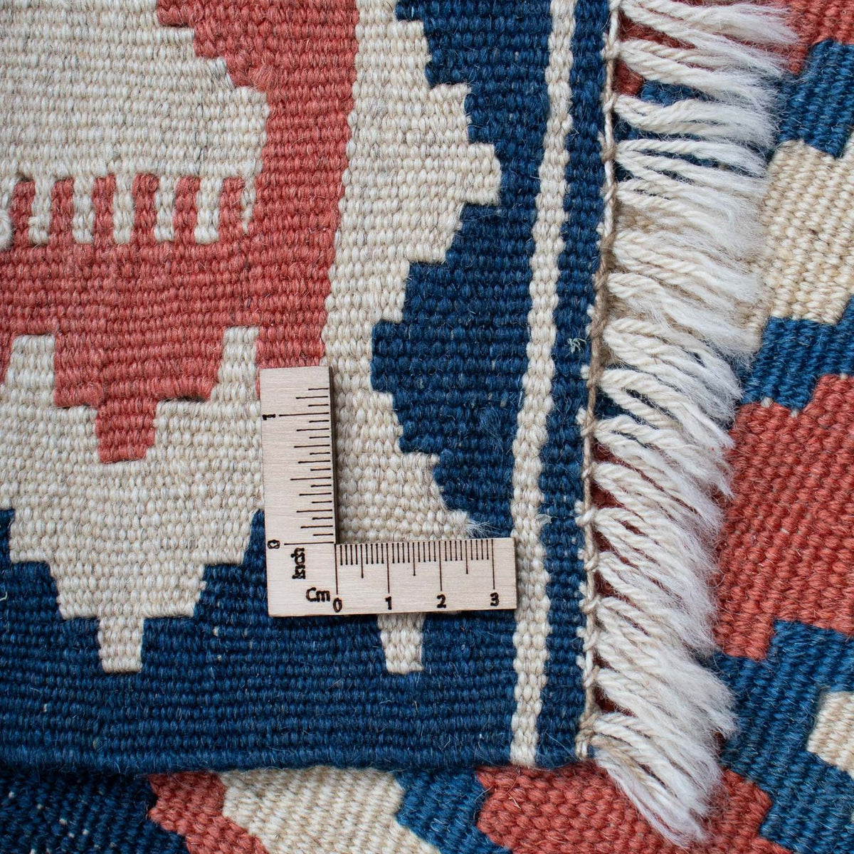 Kelim-tæppe - orientalsk - 174 x 124 cm - flerfarvet