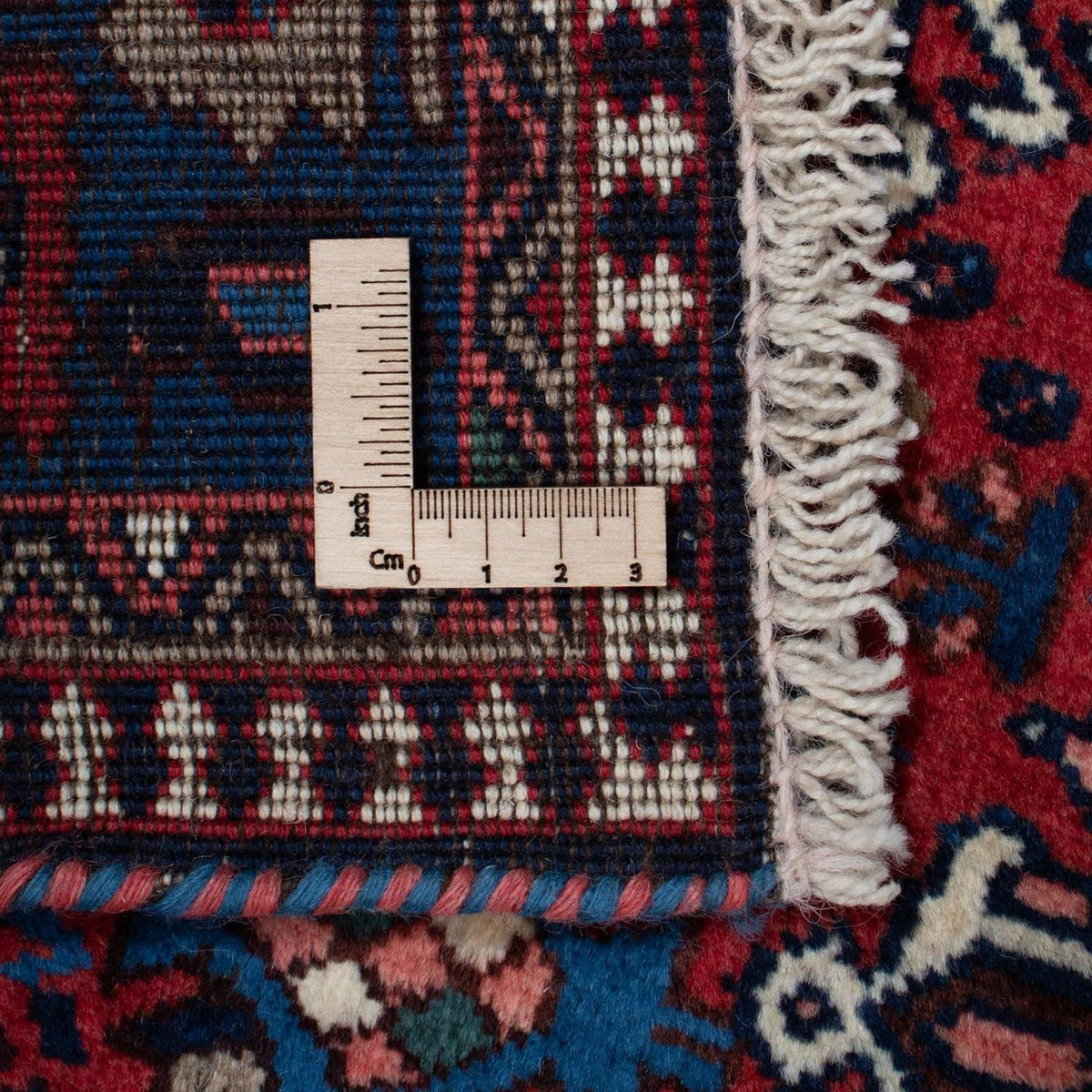 Persisk tæppe - Nomadisk - 300 x 202 cm - mørkerød