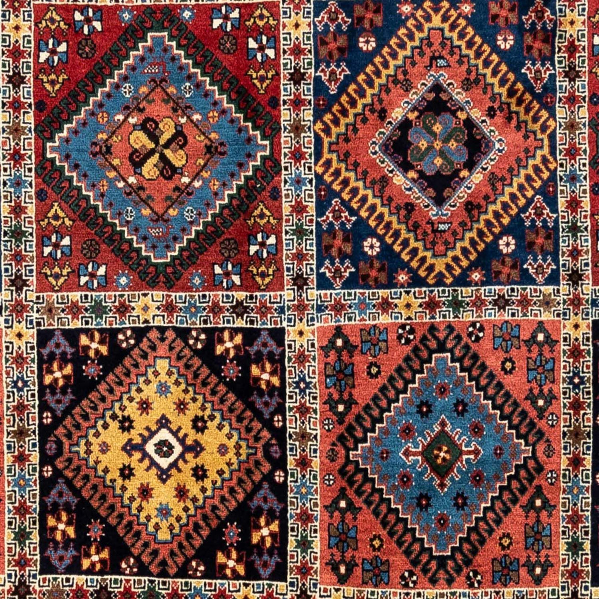 Persisk tæppe - Nomadisk - 284 x 206 cm - lysrød