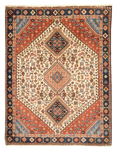 Yalameh Tæppe 150x193cm - Persisk tæppe - beige