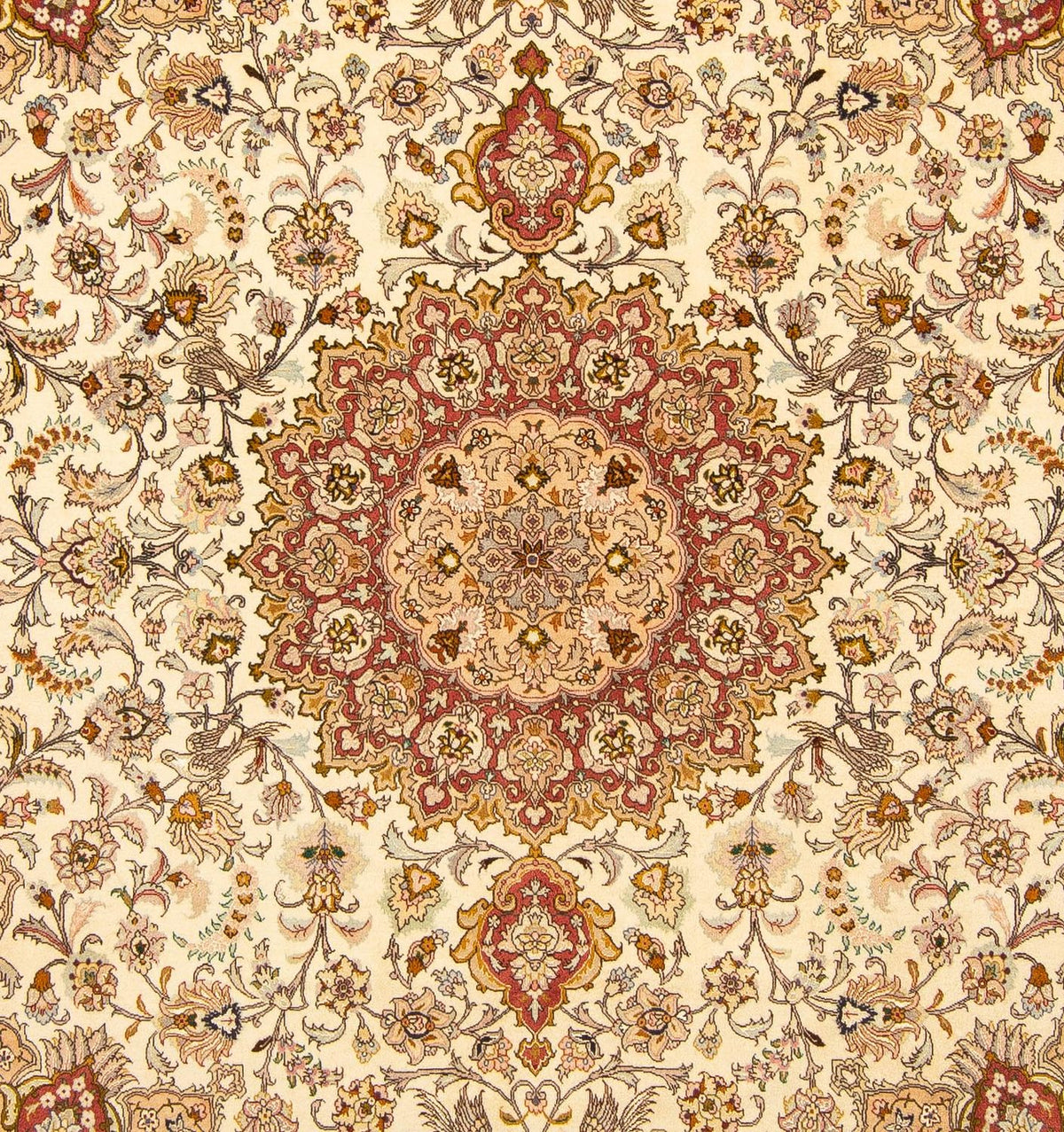Persisk tæppe - Tabriz - Royal - 250 x 198 cm - beige