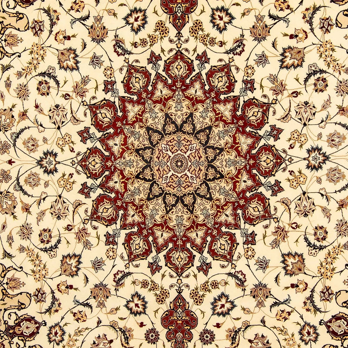 Persisk tæppe - Tabriz - Royal - 372 x 251 cm - beige