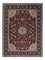Persisk tæppe - Tabriz - Royal - 196 x 155 cm - mørkerød