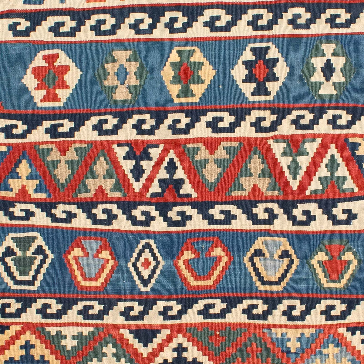 Kelim-tæppe - orientalsk - 263 x 193 cm - flerfarvet