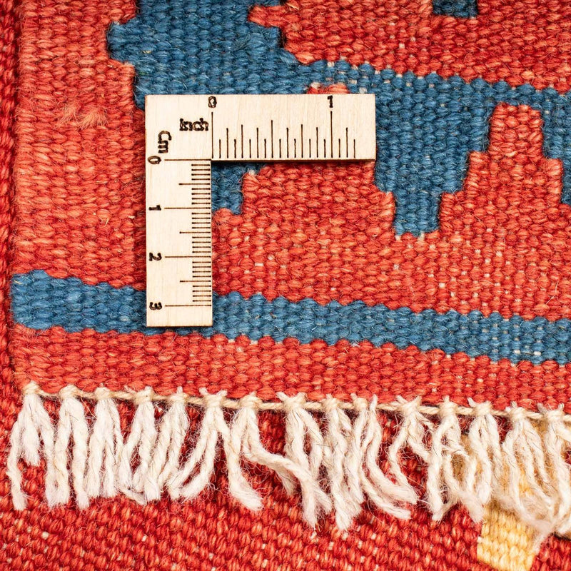 Kelim-tæppe - orientalsk - 271 x 215 cm - rød