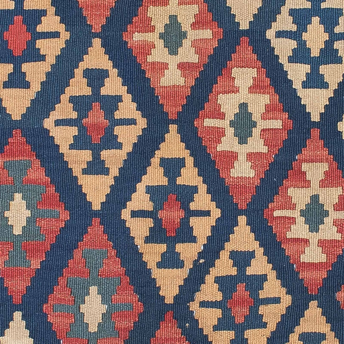 Kelim-tæppe - orientalsk - 167 x 126 cm - flerfarvet