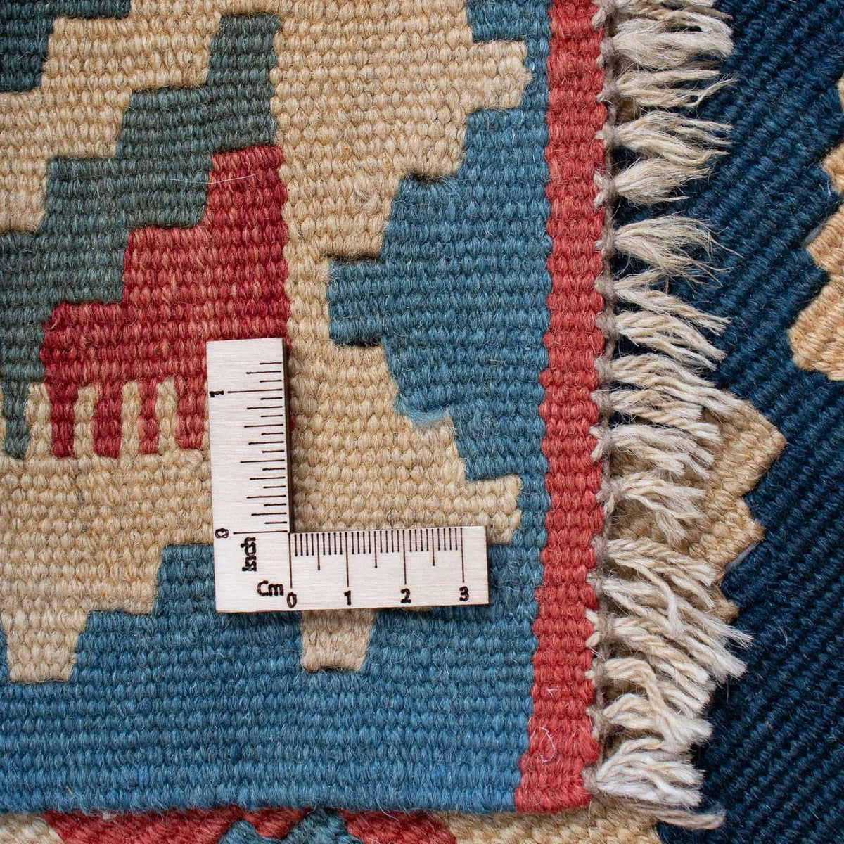 Kelim-tæppe - orientalsk - 167 x 126 cm - flerfarvet