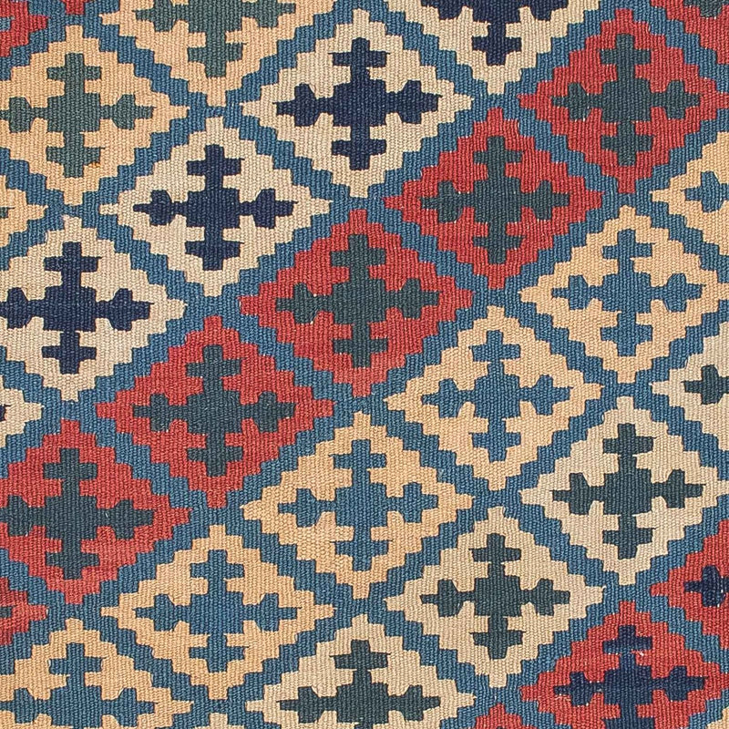 Kelim-tæppe - orientalsk - 176 x 122 cm - flerfarvet