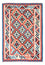Kelim-tæppe - orientalsk - 171 x 123 cm - lysrød