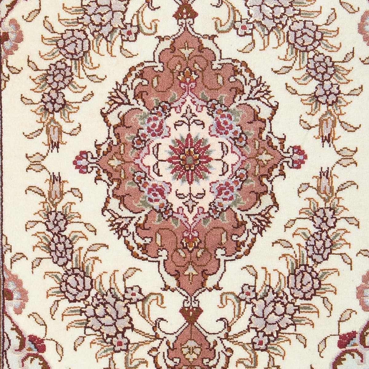 Persisk tæppe - Tabriz - Royal - 92 x 60 cm - beige