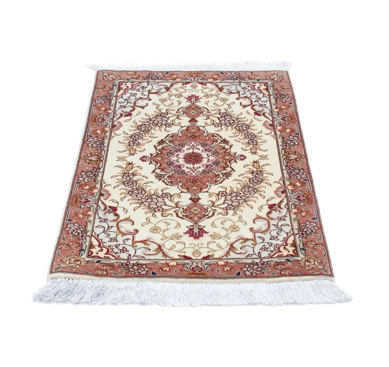 Persisk tæppe - Tabriz - Royal - 92 x 60 cm - beige
