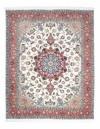 Tabriz - 50 Raj Tæppe 158x193cm - Persisk tæppe