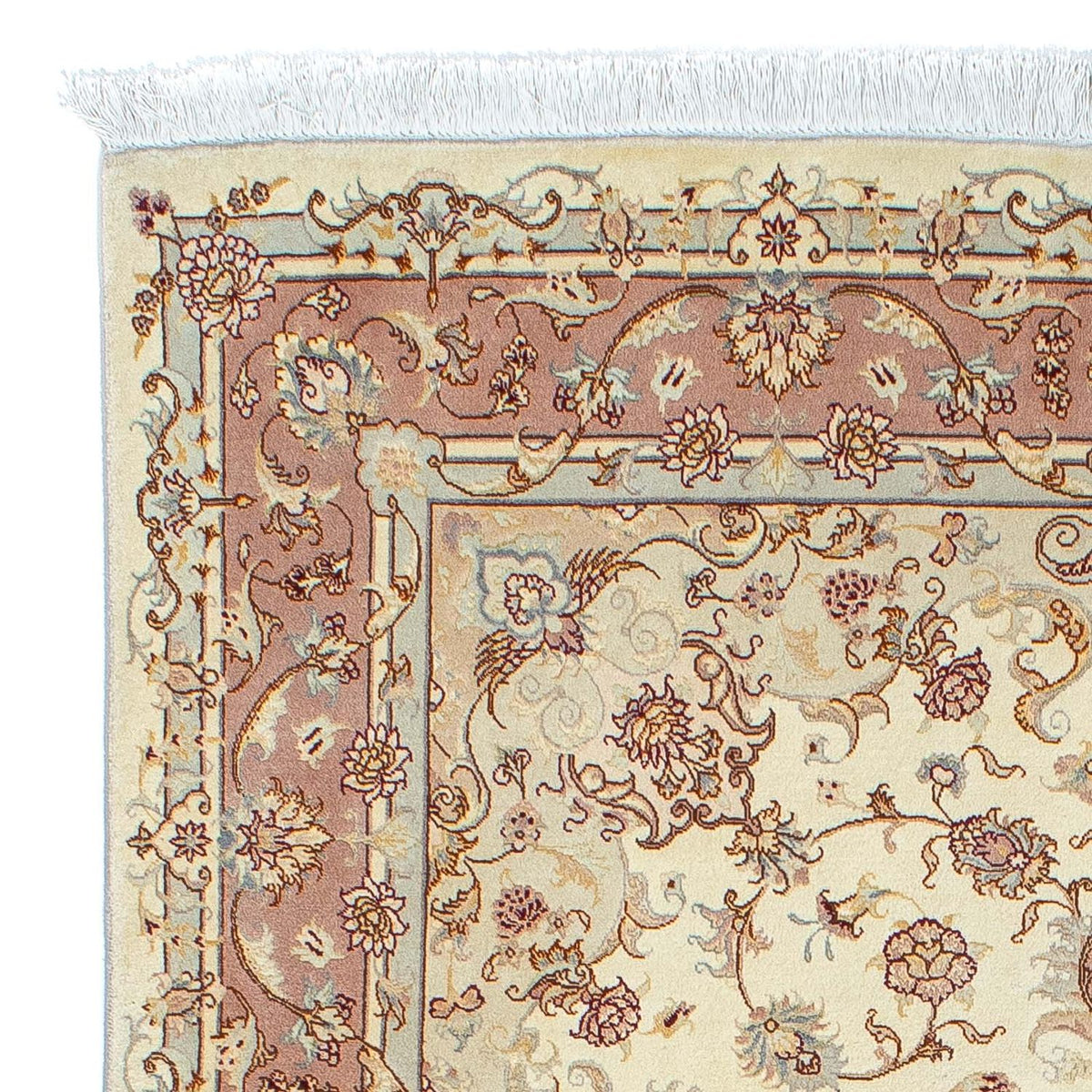 Persisk tæppe - Tabriz - Royal - 196 x 149 cm - beige