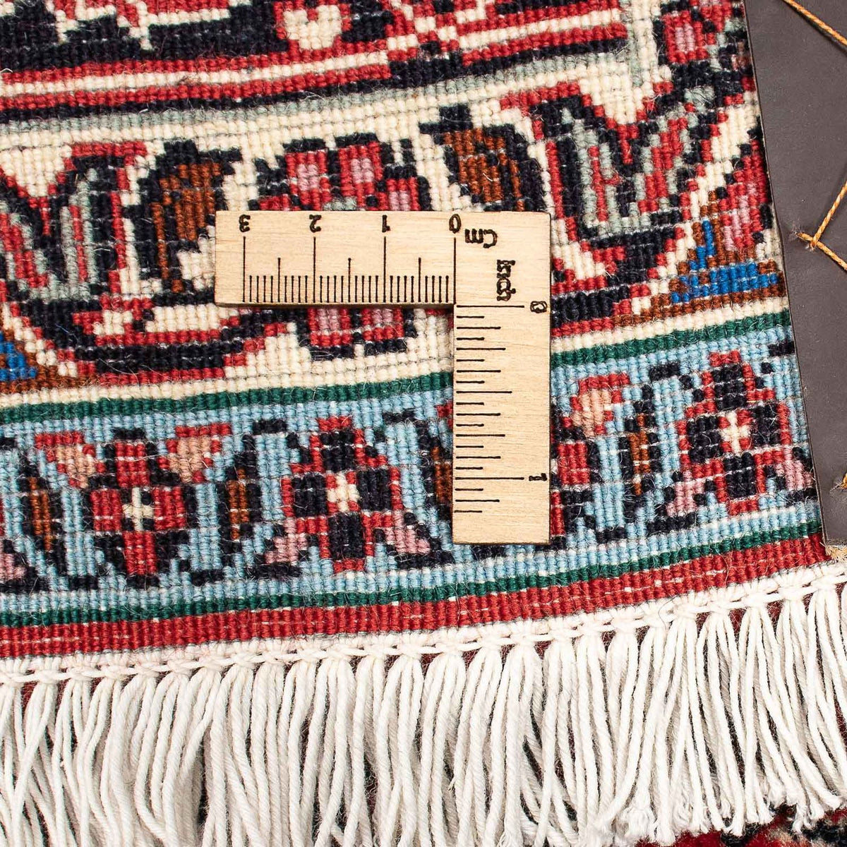 Persisk tæppe - Bijar - 209 x 132 cm - rød