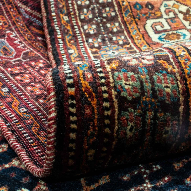 Persisk tæppe - Nomadisk - 241 x 157 cm - mørkeblå