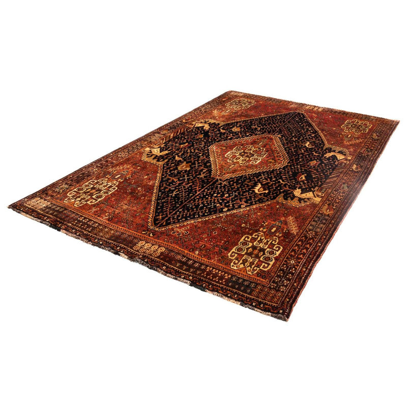 Persisk tæppe - Nomadisk - 241 x 157 cm - mørkeblå