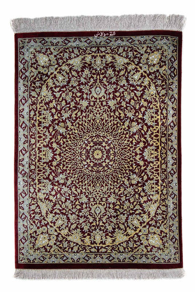 Qom Tæppe 54x78cm - Persisk tæppe