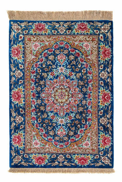 Qom Tæppe 55x80cm - Persisk tæppe