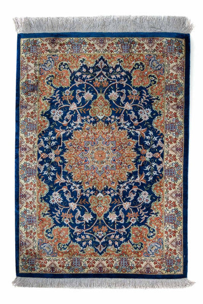 Qom Tæppe 55x78cm - Persisk tæppe