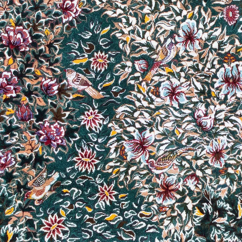 Persisk tæppe - Ghom - 120 x 78 cm - mørkerød