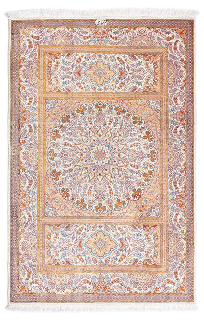Qom Tæppe 78x122cm - Persisk tæppe