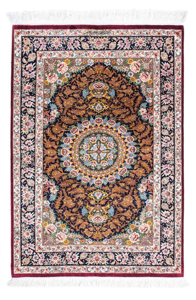 Qom Tæppe 79x119cm - Persisk tæppe