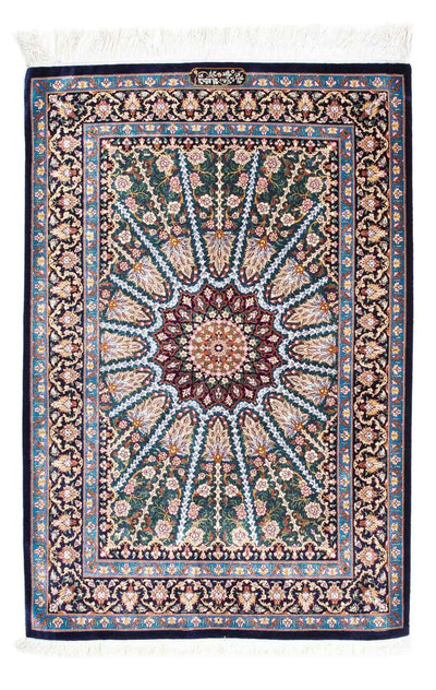 Qom Tæppe 81x121cm - Persisk tæppe