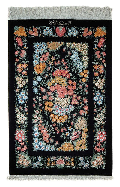 Qom Tæppe 60x89cm - Persisk tæppe