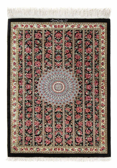 Qom Tæppe 57x78cm - Persisk tæppe