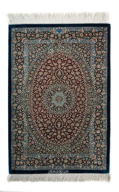 Qom Tæppe 59x89cm - Persisk tæppe